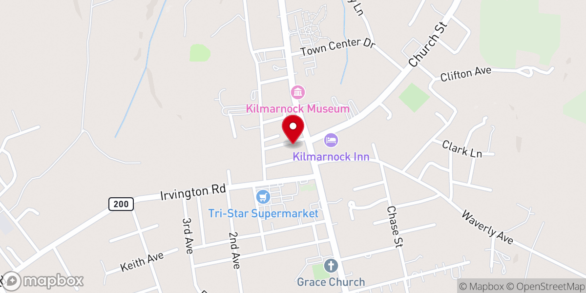 Map showing location of That Damn Mary Brewing Company