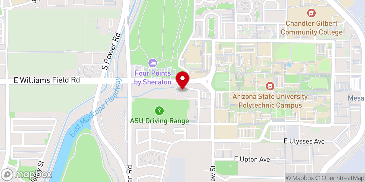 Map showing location of Gateway Church of the Nazarene