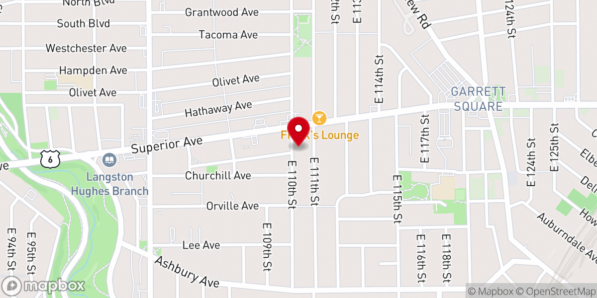Map showing location of Werner United Methodist Church