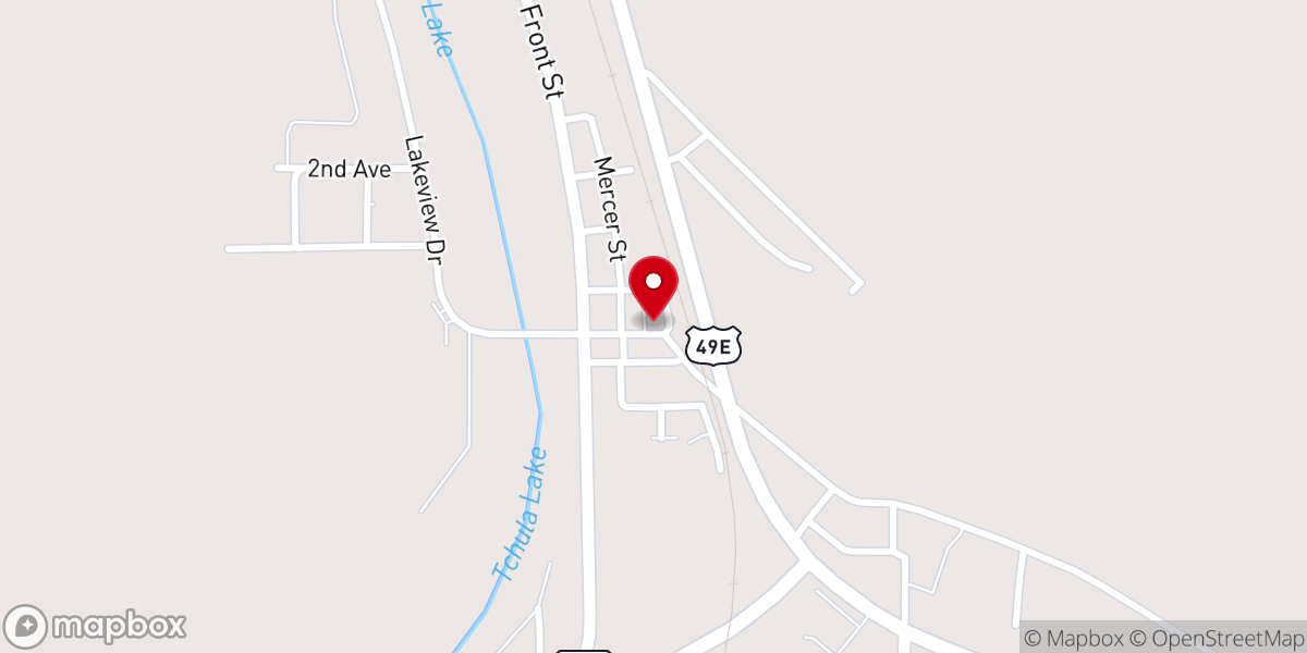 Map showing location of Blanch Chapel