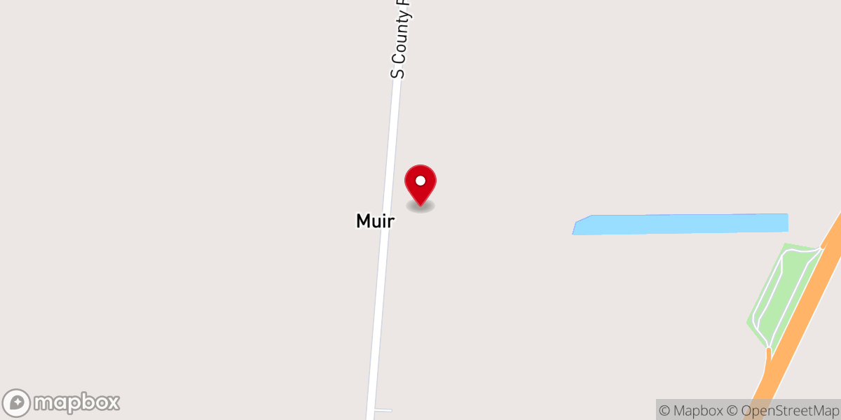 Map showing location of Wardell Baptist Church