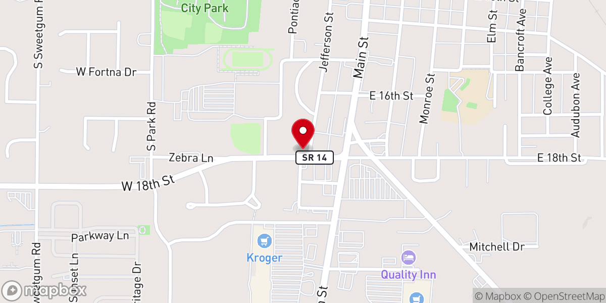 Map showing location of New Beginnings Glorious Church