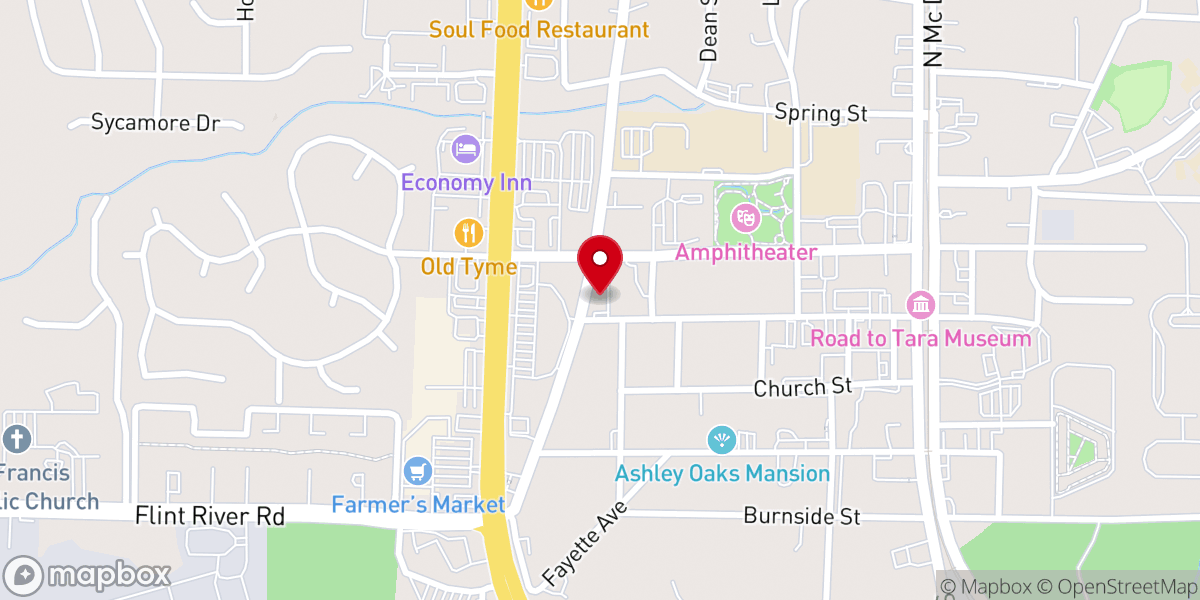 Map showing location of Plantadores de Viñas Atlanta
