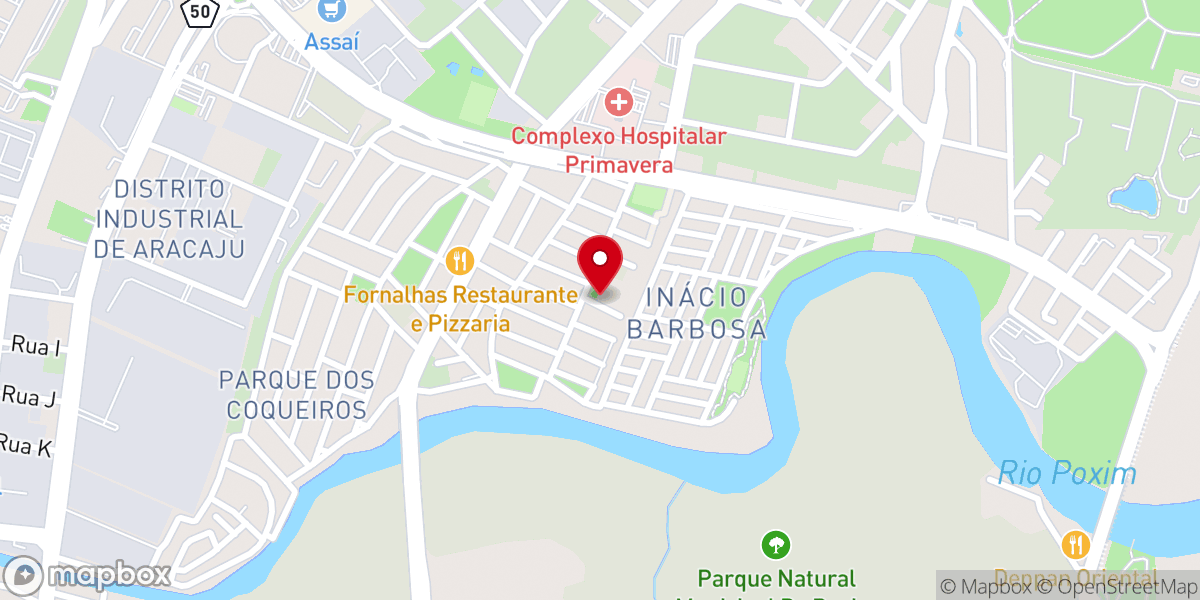 Map showing location of Sao Francisco