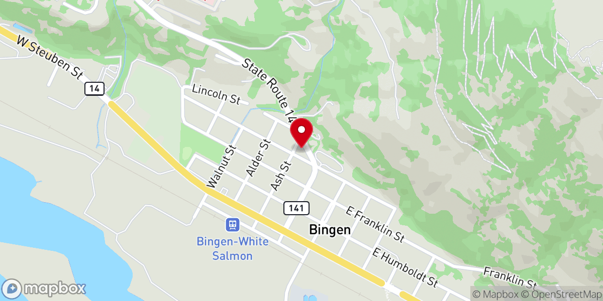 Map showing location of House of Grace