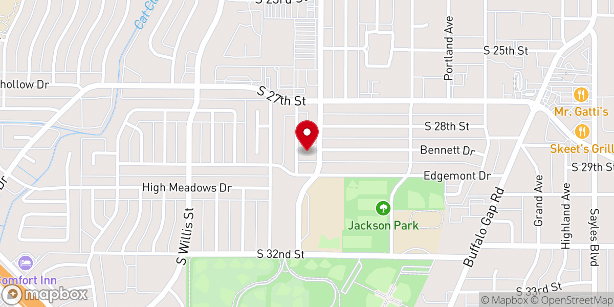 Map showing location of Key City Church