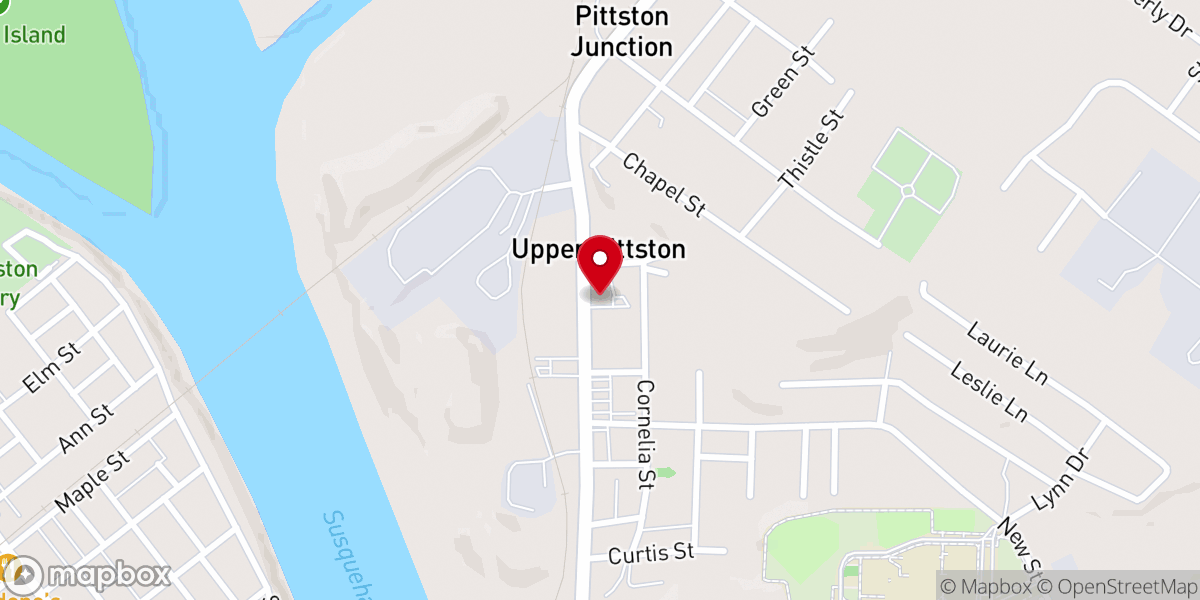 Map showing location of Our Lady of the Eucharist