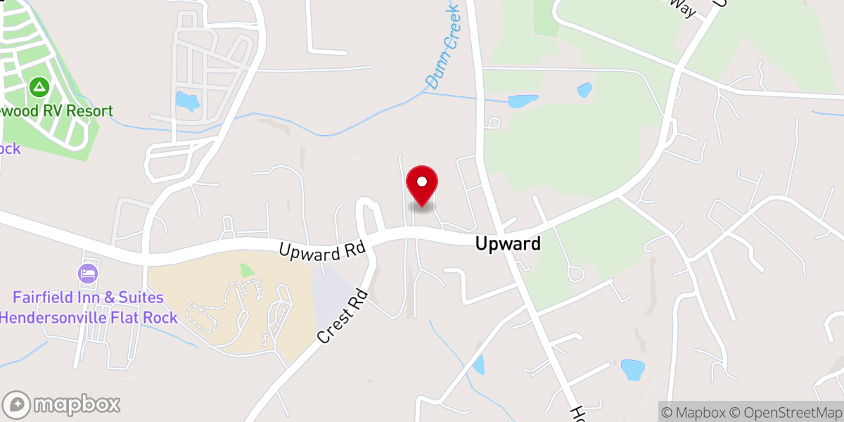 Map showing location of Upward Christian Fellowship