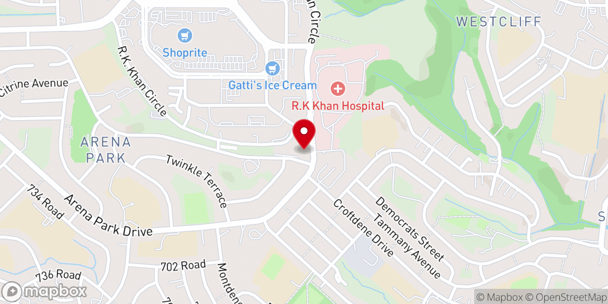 Map showing location of Our Lady of Health of Vailankanni Catholic Church
