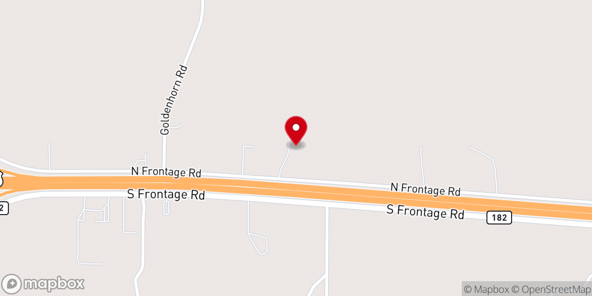 Map showing location of Life Church