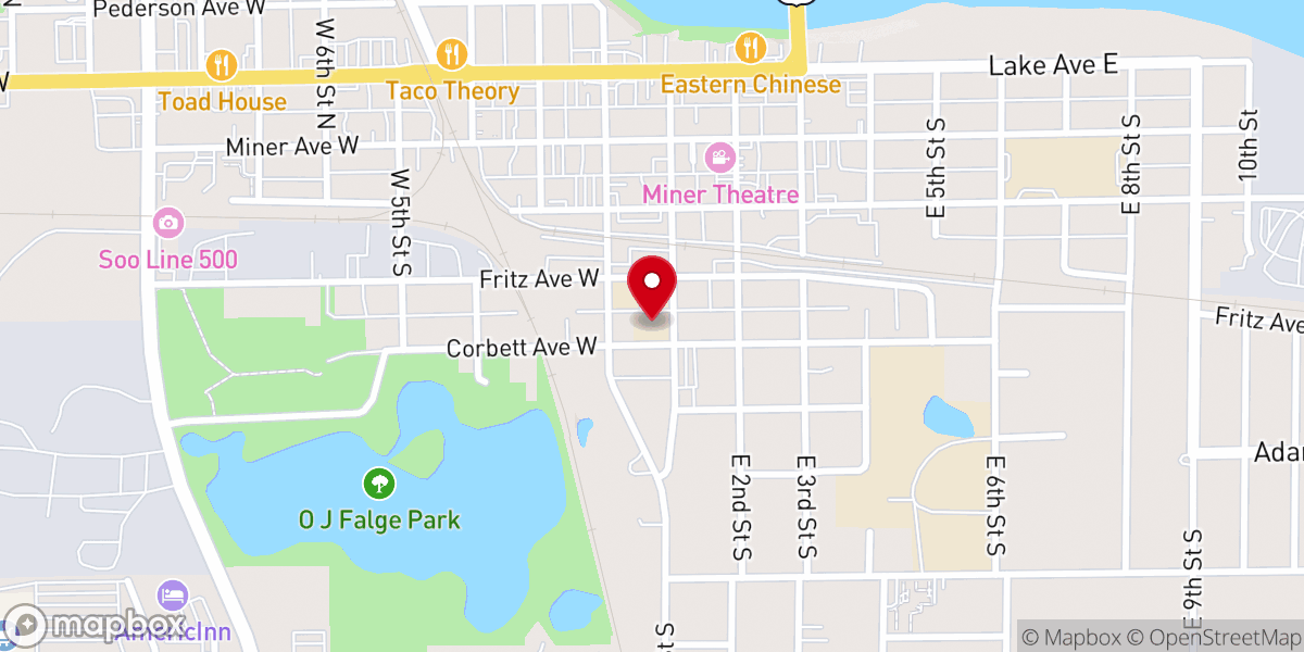 Map showing location of North American Lutheran Church