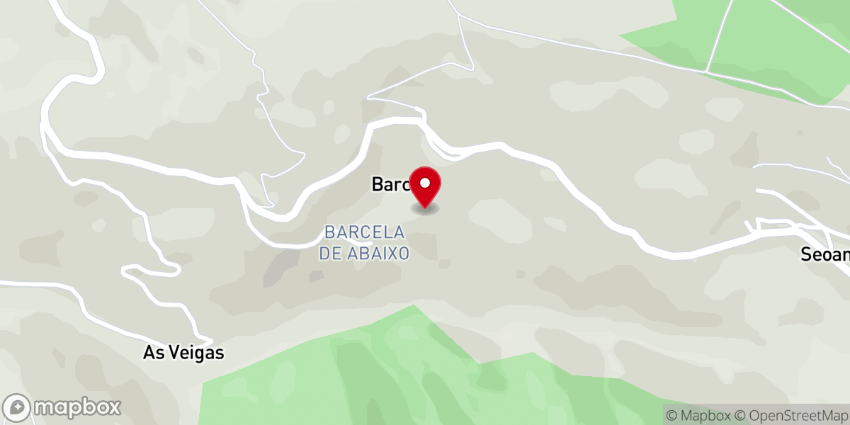 Map showing location of Ermita de San Ramón de Barcela