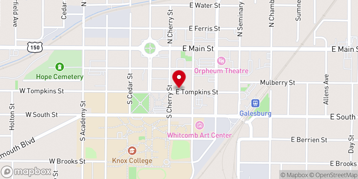 Map showing location of The Ascent Church
