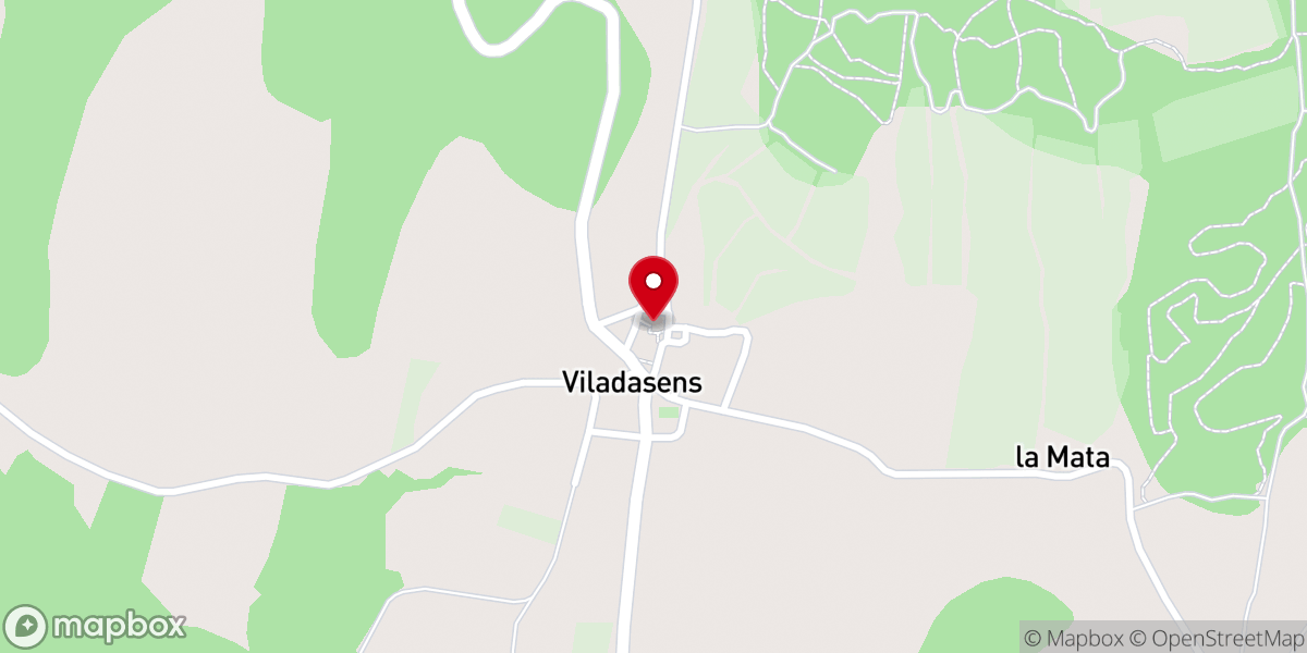 Map showing location of Iglesia de Sant Vicenç