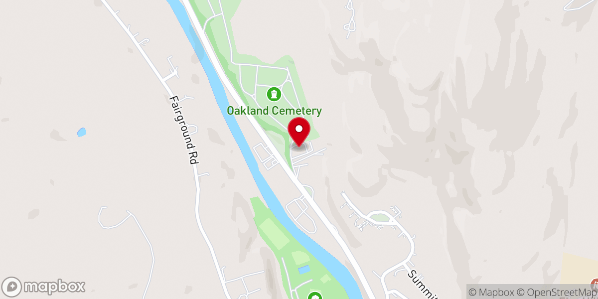 Map showing location of Springfield Assembly Of God