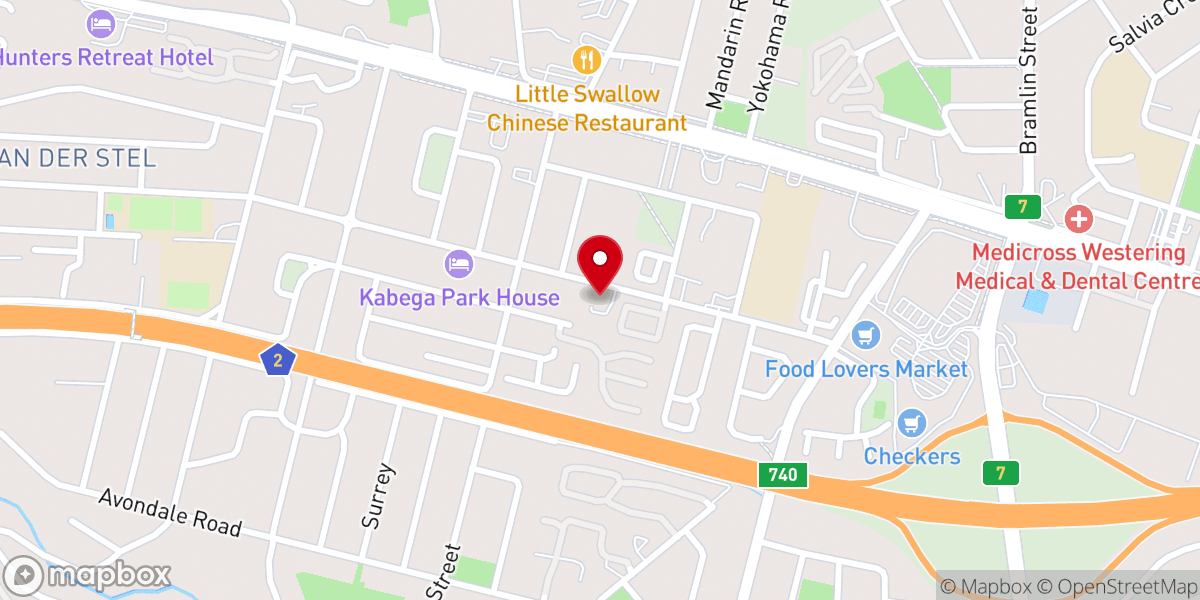 Map showing location of Bay City Church