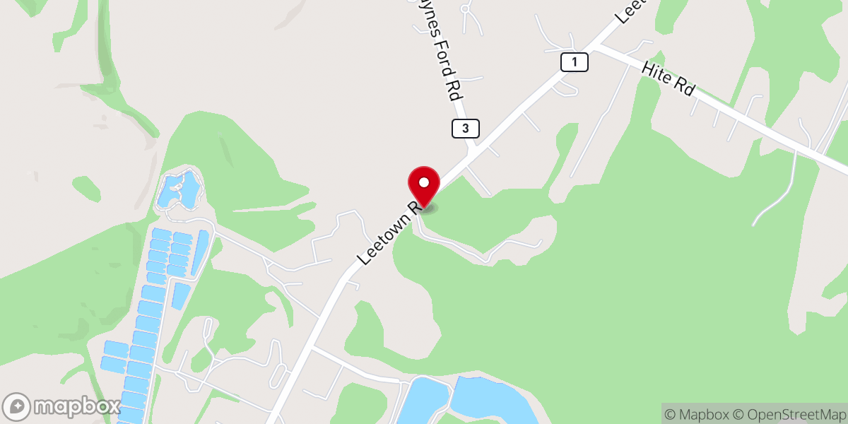 Map showing location of Saint Bartholomew's Episcopal Church