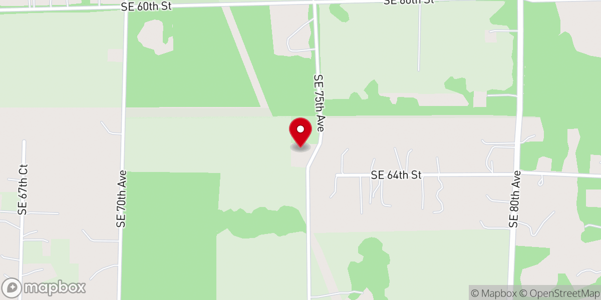 Map showing location of Union Baptist Church
