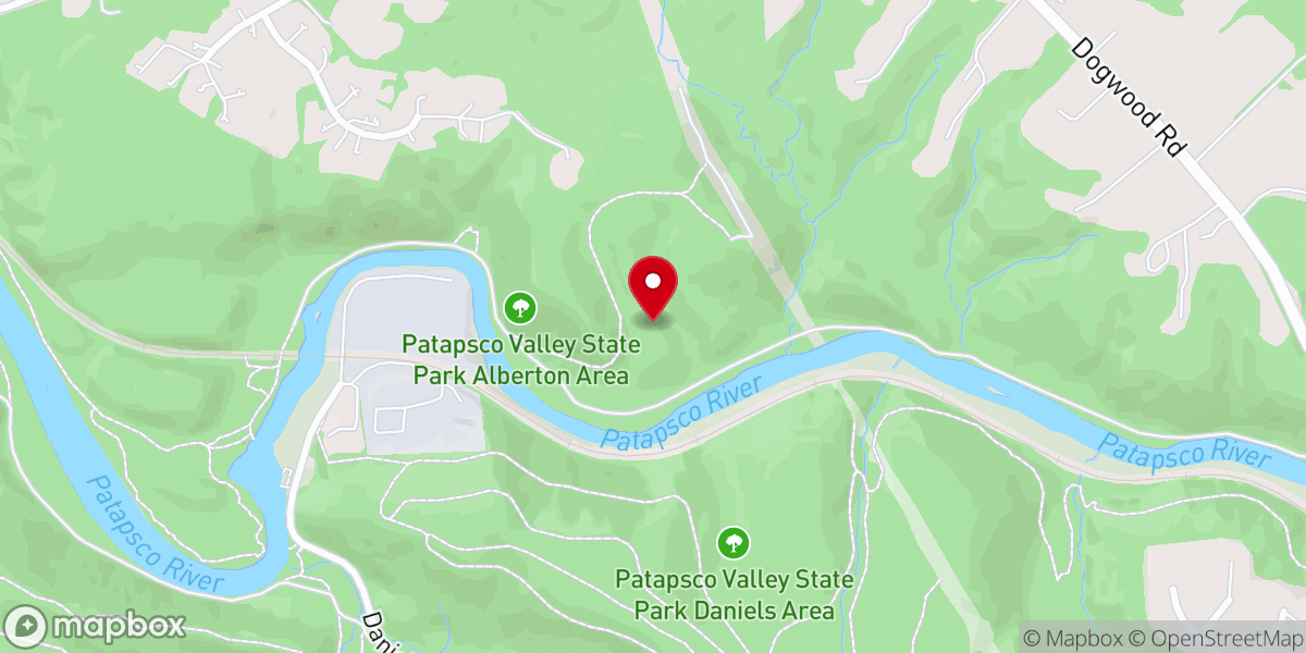 Map showing location of Historic St. Stanislaus Kostka Catholic Church
