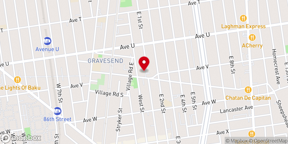 Map showing location of Lighthouse Church Inc