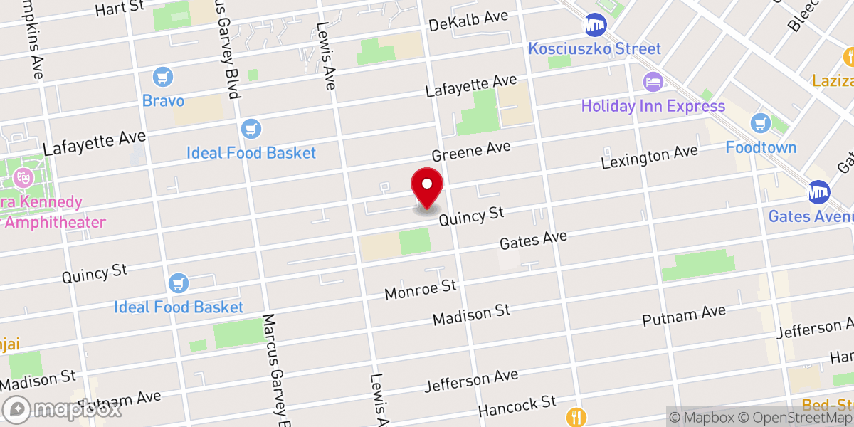 Map showing location of Resurrection Baptist Church of Christ Inc