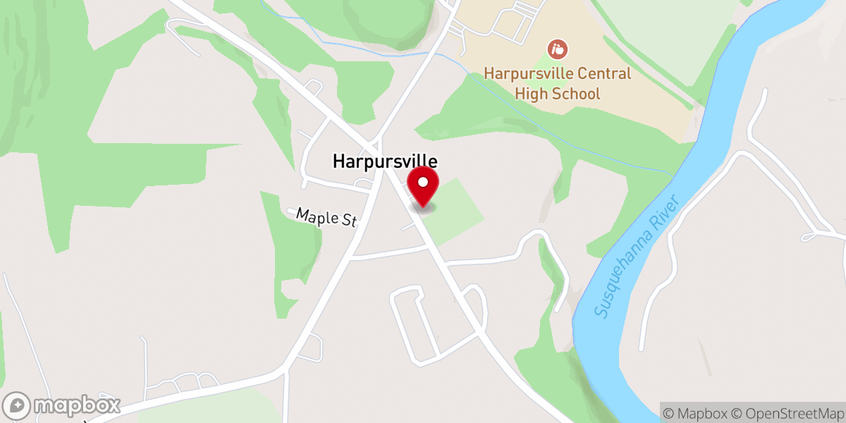 Map showing location of Bethel Chapel