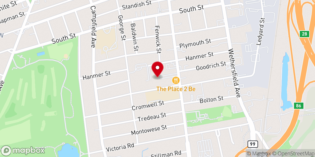 Map showing location of Trinity Pentecostal Church of God