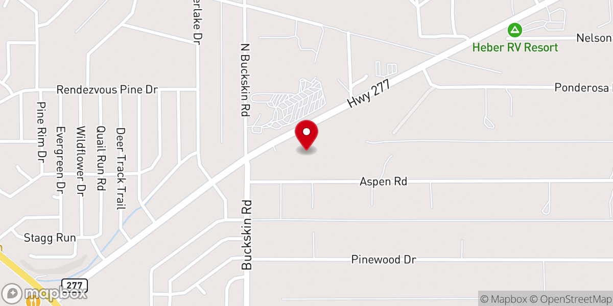 Map showing location of Shepherd of the Pines UMC