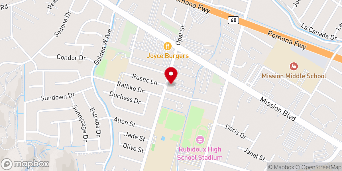 Map showing location of Saint John the Evangelist Church