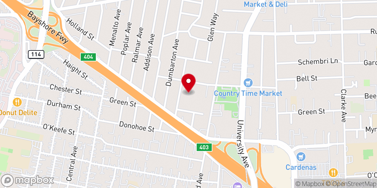 Map showing location of Free Wesleyan Church Of Tonga In America SUTT Penieli