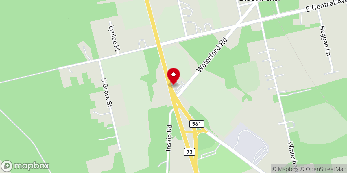 Map showing location of St. Jude Syro Malabar Catholic Church of South Jersey