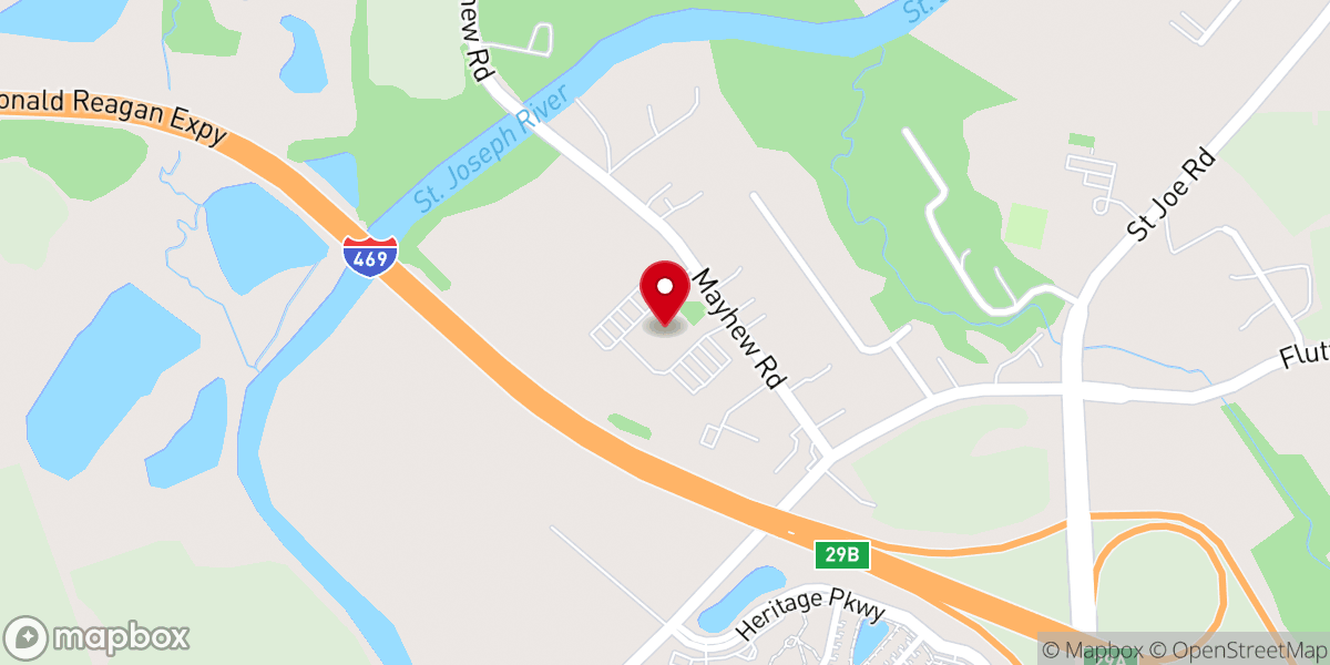 Map showing location of Grace Point Church of the Nazarene