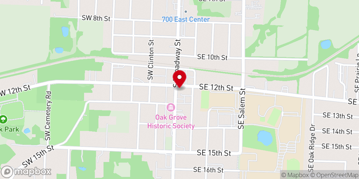 Map showing location of Calvary Chapel Jackson County