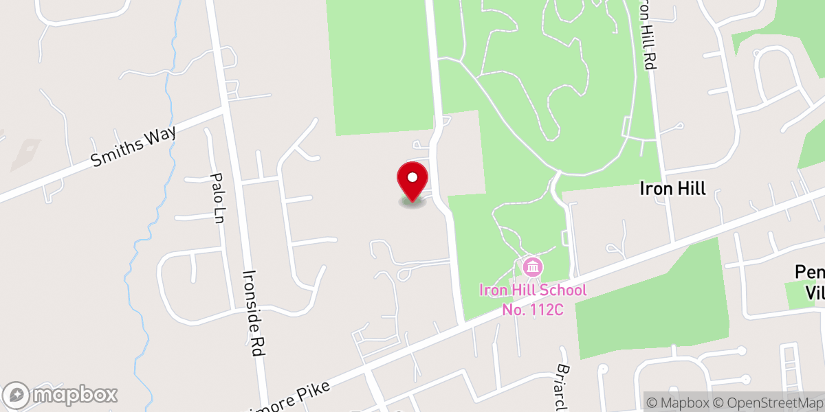 Map showing location of St. Daniels UME Church