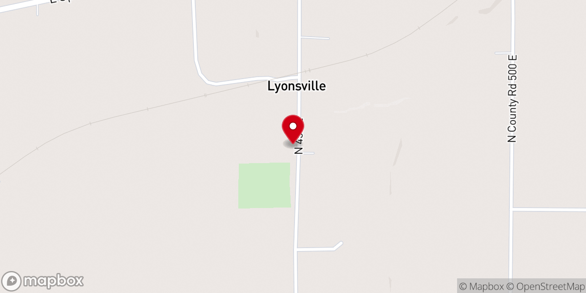 Map showing location of New Bethel Primitive Baptist Church