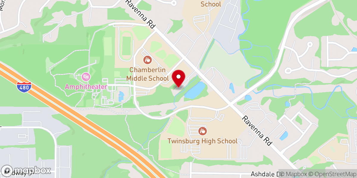 Map showing location of Journey Church Twinsburg Campus