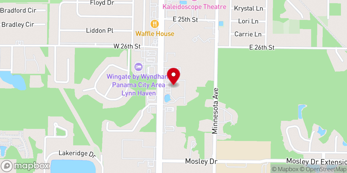 Map showing location of Mainline Pentecostal Ministries Inc