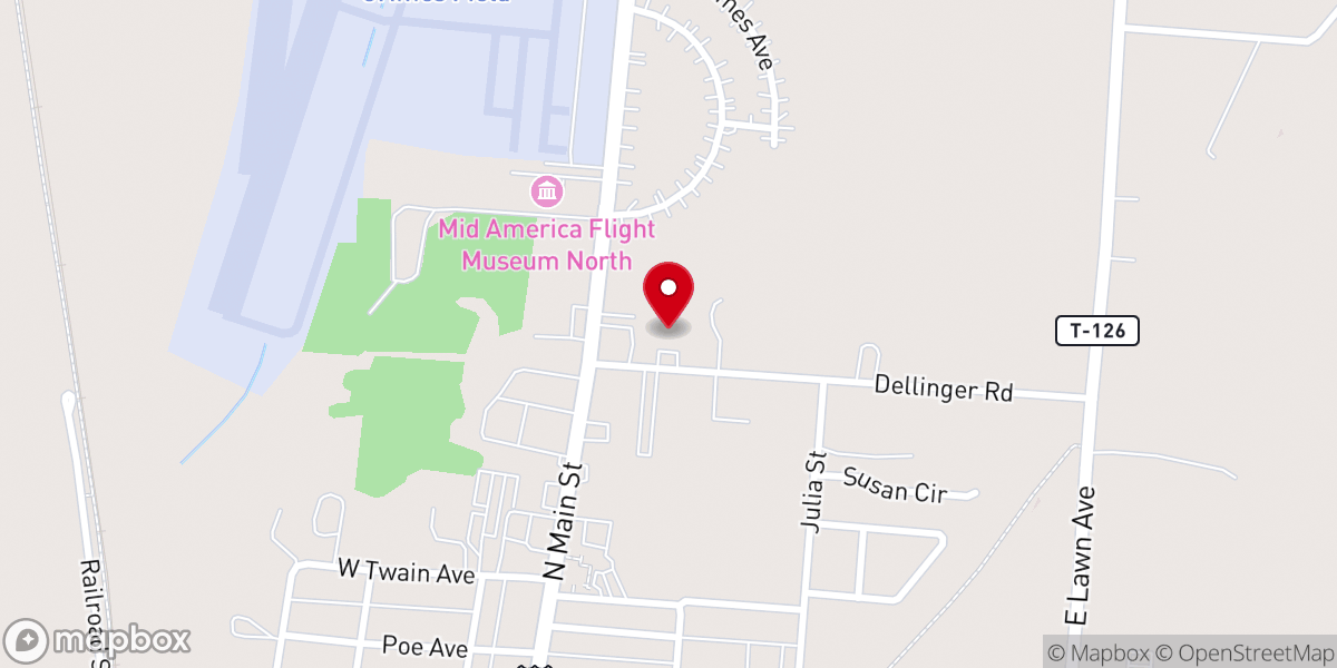 Map showing location of Life Net Christian Fellowship