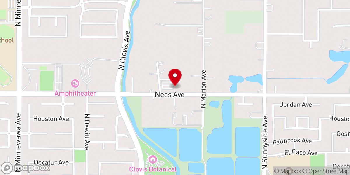 Map showing location of New Hope Community Church