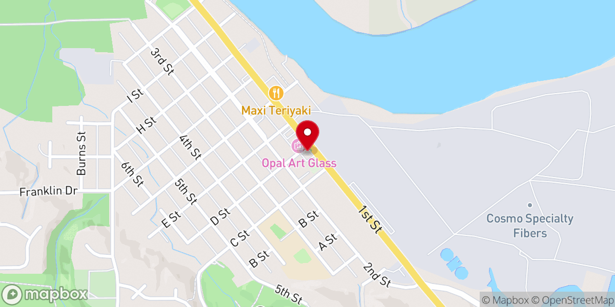 Map showing location of City of Cosmopolis