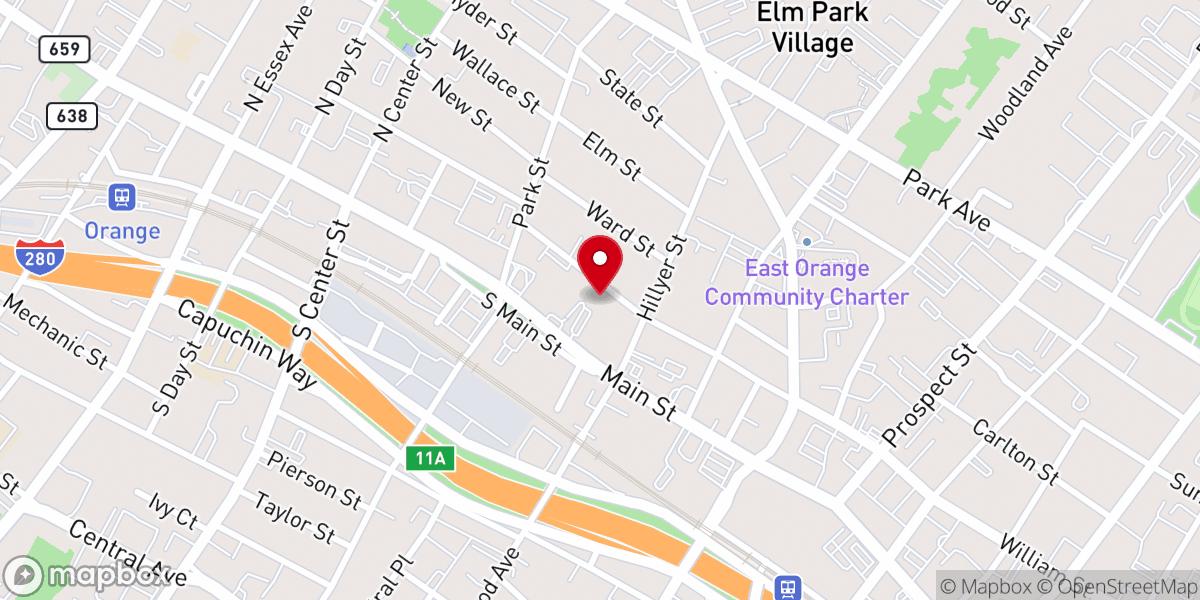 Map showing location of House of God Unified Freewill Baptist Church