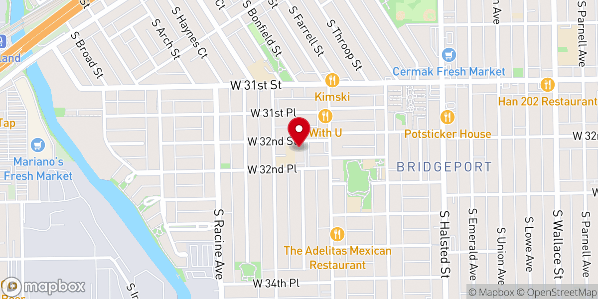 Map showing location of St. Mary of Perpetual Help Catholic Church