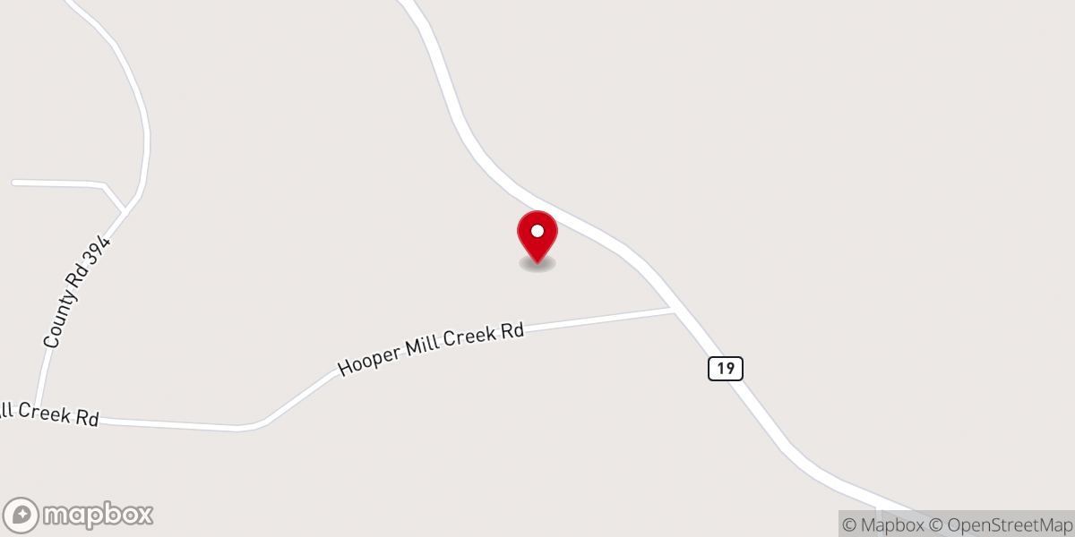 Map showing location of Christian life tabernacle