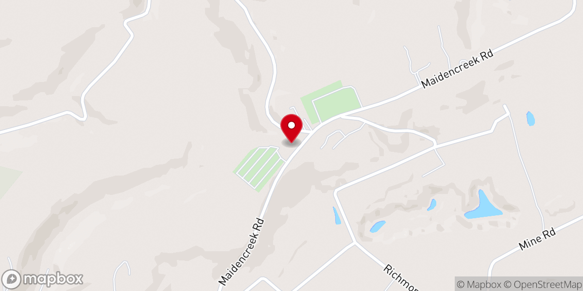 Map showing location of St Peter Lutheran Church