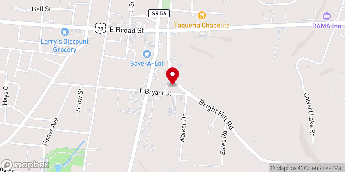 Map showing location of Christpoint Smithville