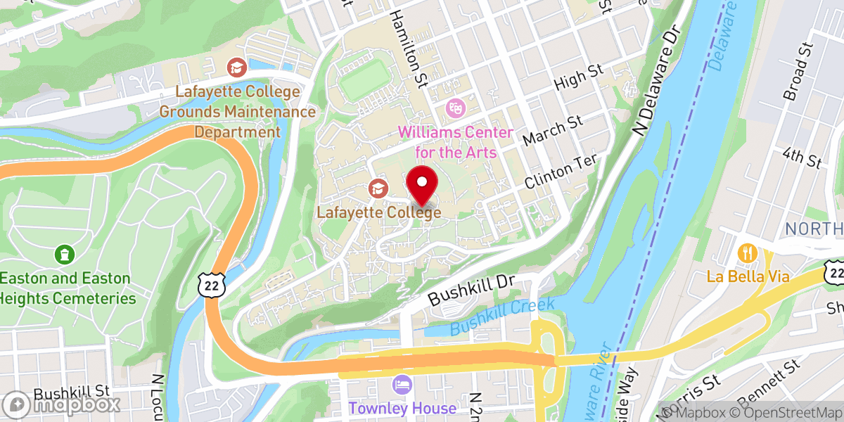 Map showing location of Colton Chapel
