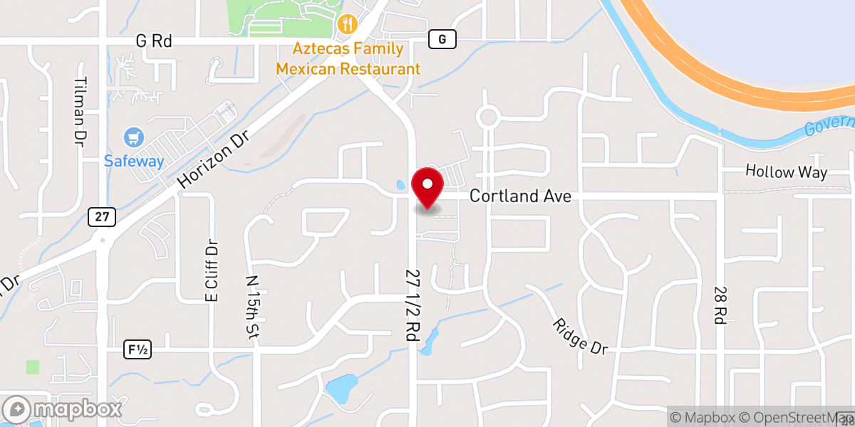 Map showing location of St Matthew's Episcopal Church
