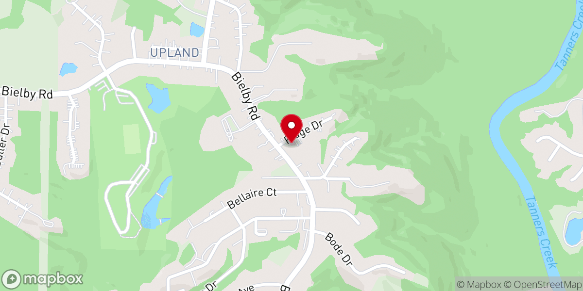 Map showing location of Ludlow Hill Baptist Church