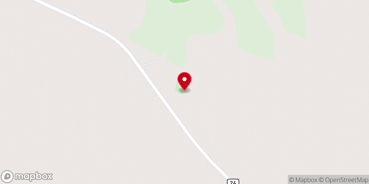 Map showing location of Living Waters Fellowship