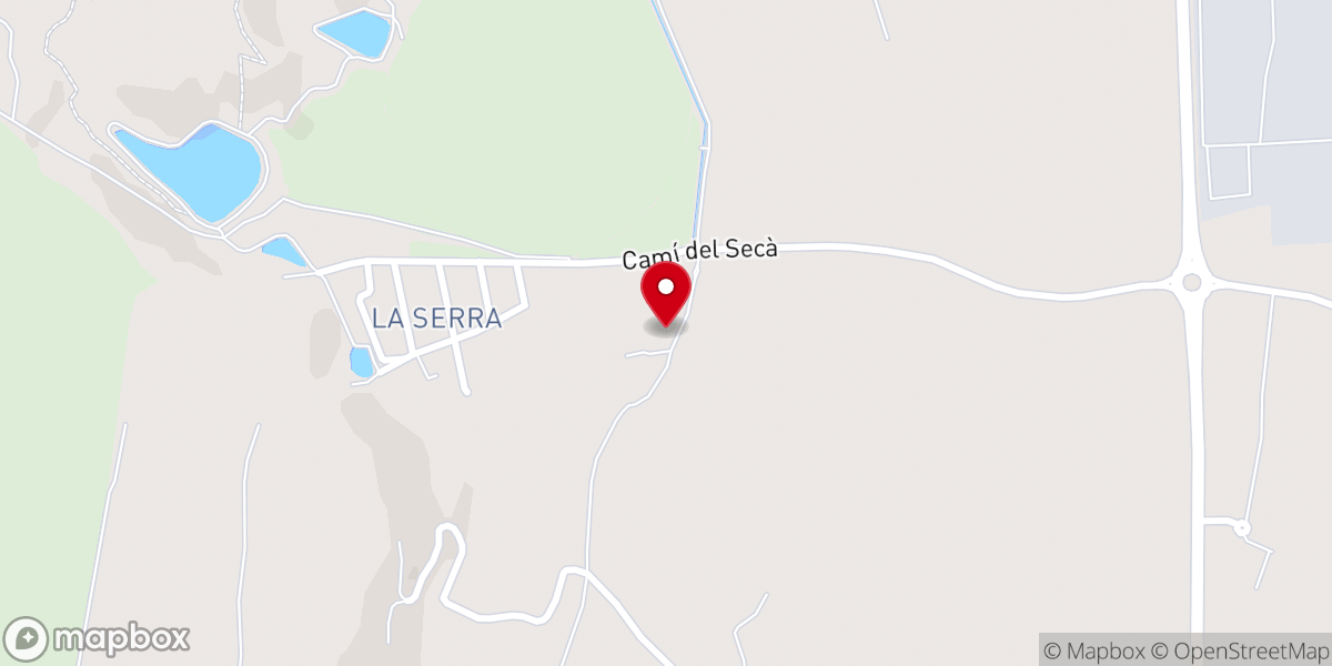 Map showing location of Ermita Nova de El Secà